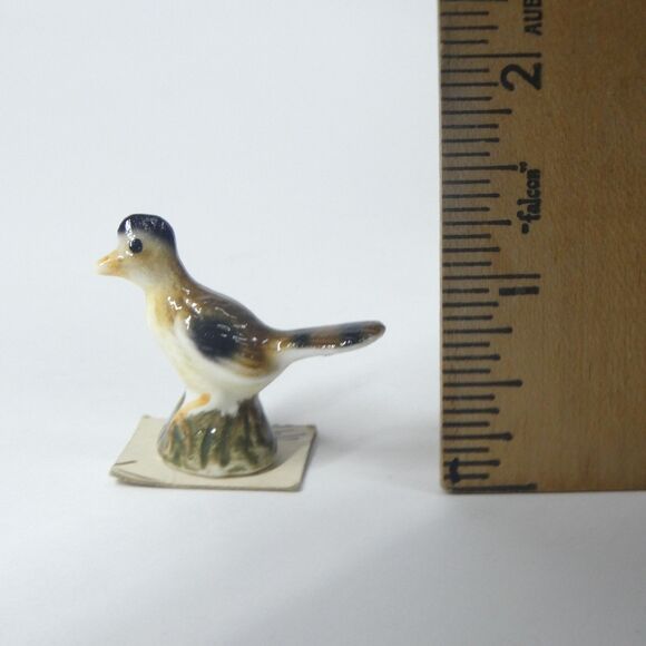 Tiny Porcelain Bird Figurine Vintage MCM Miniature Bone China - Picture 6 of 6